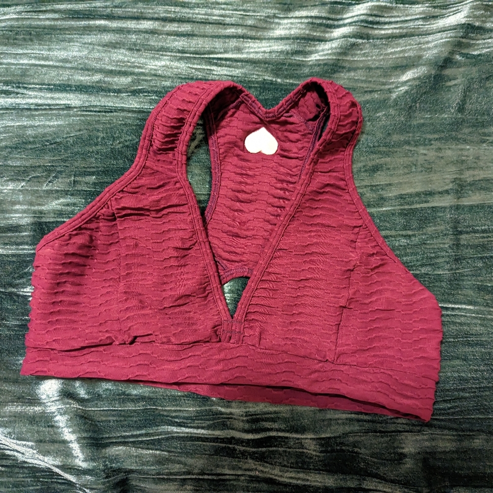 Retired BBB red wine colored bra